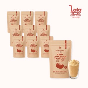 라라마켓 볶은 페루산 베이비 리마빈 리마콩 볶음 파우더 300g, 10개