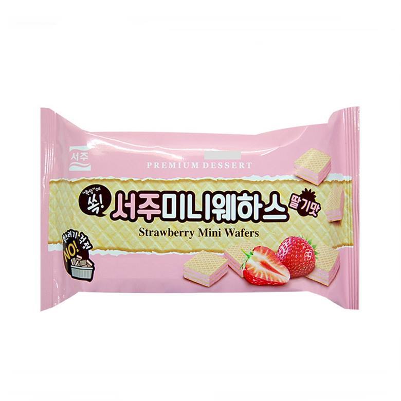 서주 미니웨하스 딸기 사무실간식 수입과자