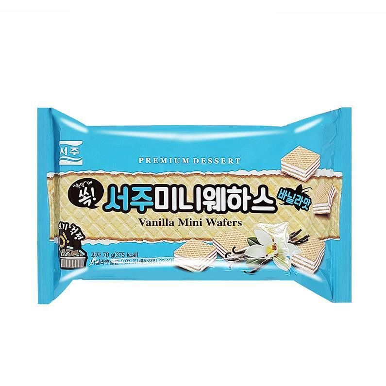 서주 미니웨하스 바닐라 사무실간식 수입과자