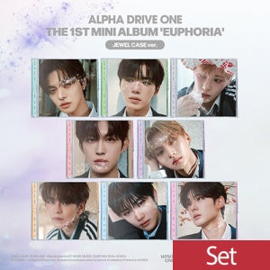 8종세트 알파드라이브원 미니 1집 EUPHORIA JEWEL CASE ver 유포리아 알디원