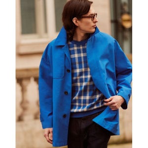 [닥스]다크블루 숏트렌치코트 DMJU4AT30B3