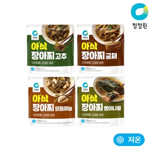 청정원 아삭명이나물 300g 외 3종 총4개