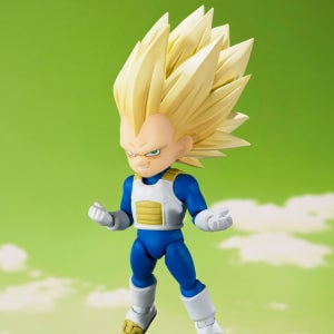 반다이 SHF 드래곤볼 다이마 슈퍼 사이언3 베지터 미니 액션 피규어