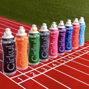 Cirkul 써큘 물병 새로운 스포츠형 맛있는 스포츠 워터 보틀 650ml, 블랙