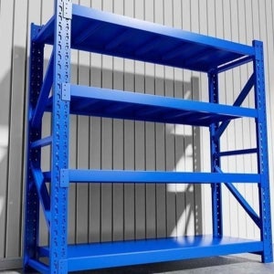 무볼트 중량랙 철제선반 창고선반 1500x600x2000, 4단, 200kg블루