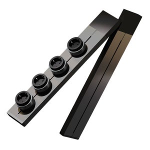 고네오 레일형 고용량 멀티탭 파워트랙 콘센트 50cm, 블랙, 1개