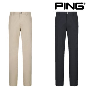 핑 골프웨어 남성 골프 바지 투톤 면혼방 간절기 신축성 어패럴 스윙 팬츠 F1PT181
