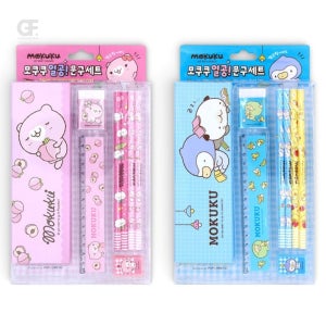 굿포머스 모쿠쿠 열공 문구세트 (랜덤) 단체선물 신학기준비물 생일선물