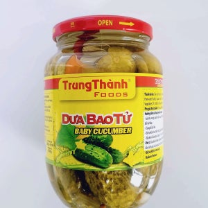 베트남 오이피클 오이절임 중탄 베이비 큐컴버 500g, 12개