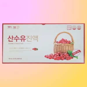 1박스 산수유진액 건본원 산수유활액 30포