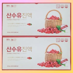 2박스 산수유진액 건본원 산수유활액 30포