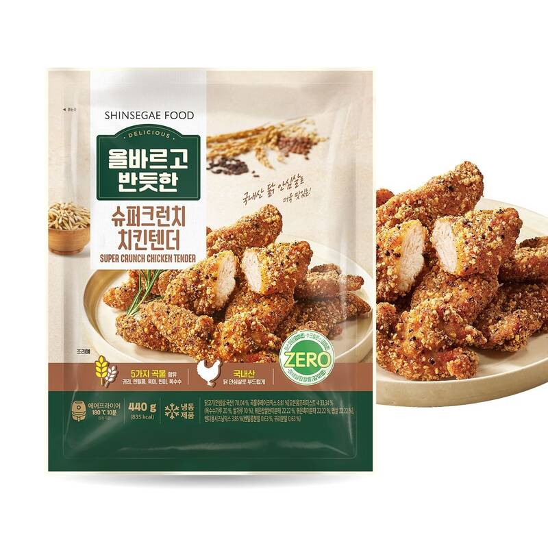 올바르고반듯한 슈퍼크런치 치킨텐더 440g x 3팩 (15,980원) (무료)