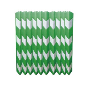 충돌방지 잘보이는 반사 주차기둥보호대 녹색 10개 군부대 호텔