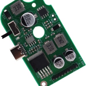 Deal4GO 세가 게임 기어 콘솔 그린 VA0VA1-USB용 충전식 리포 배터리 USB-C 충전 전원 보드 모듈 교체로 AA 업그레이드