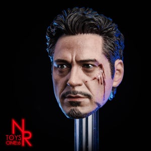 NRTOYS 아이언맨2 MK5 토니스타크 1/6 피규어헤드