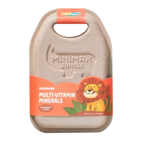 미니막스 정글 <b>멀티비타민 미네랄</b> 60p 딸기맛