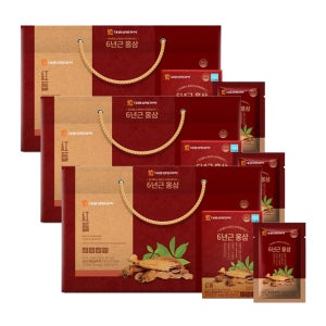 명절선물 부모님선물 6년근 국내산홍삼 대웅 6년근 홍삼 70ml 30포, 3개