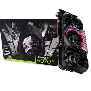 갤럭시 GALAX 지포스 RTX5070 Ti HOF GAMING BLACK D7 16GB