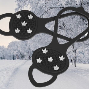 1쌍 등산 아이젠 겨울 미끄럼방지 등산용 빙판길 등산화 운동화 신발 남녀공용 논슬립 눈길