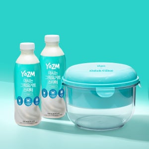 요즘 마시는 그릭요거트 플레인 750ml 2병+그릭요거트 메이커