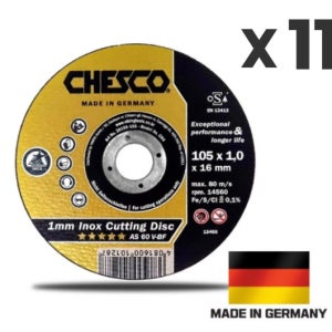 체스코 독일산 절단석 그라인더날 4인치 105mm 10장+1장추가