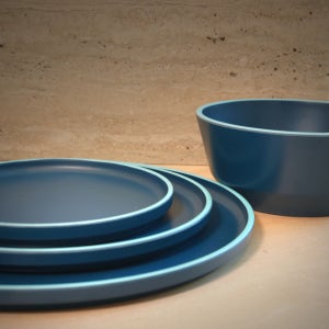 [키친수] 집들이선물 신혼선물 디자인 그릇세트 비바 싱글컬러 미드나잇네이비