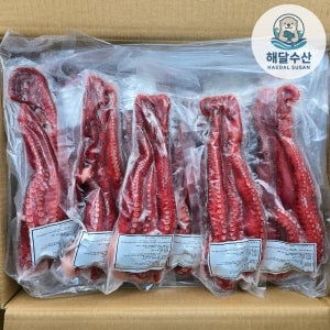 필리핀 냉동 자숙 문어다리 숙회 손질 대용량 업소용 9kg