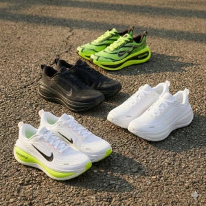 나이키 보메로 플러스 쿠션 런닝화 운동화 블랙 화이트 볼트