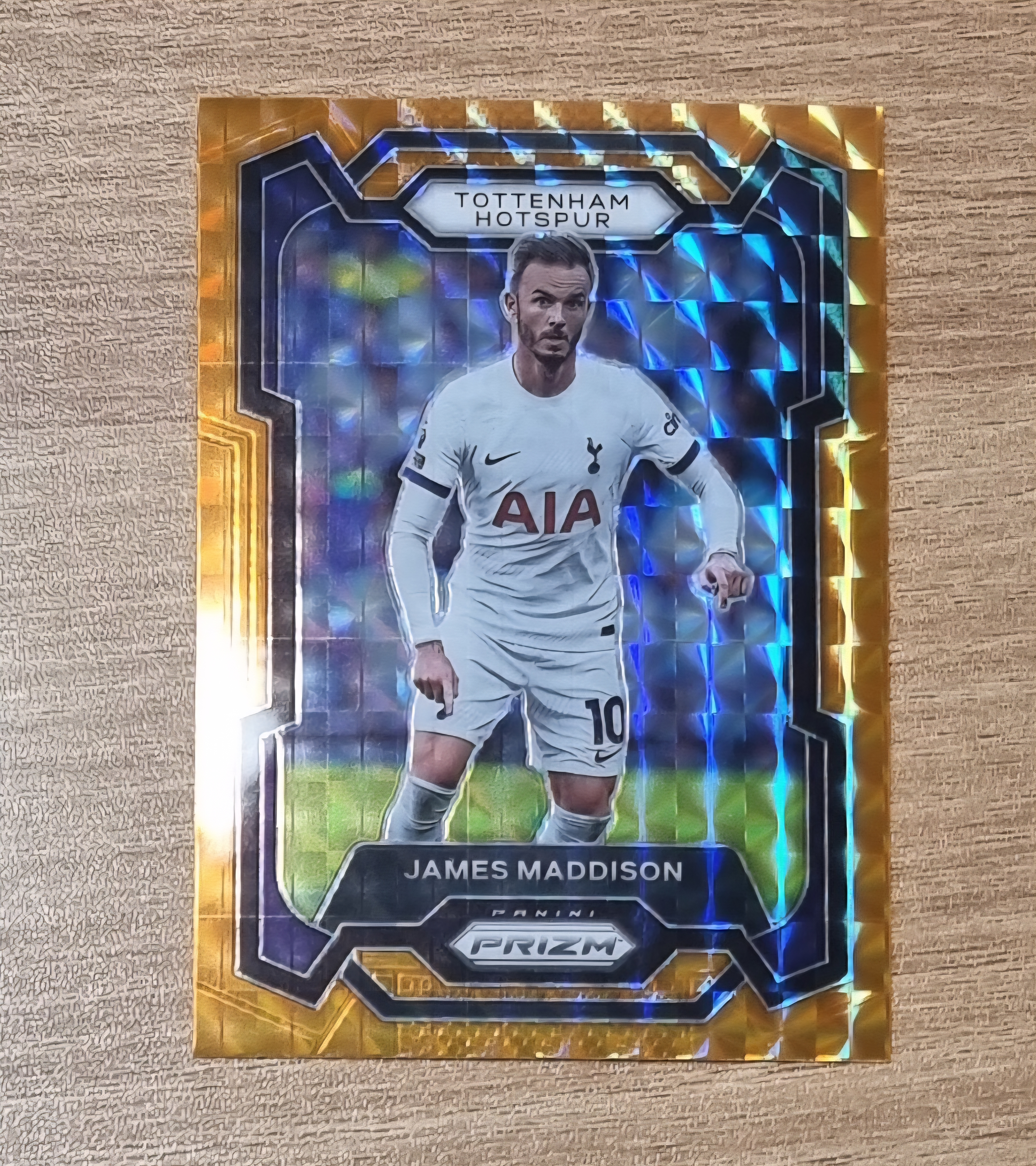 제임스 매디슨 2023-24 Panini Prizm EPL Orange Mosaic Prizm James Maddison NO-128 축구카드
