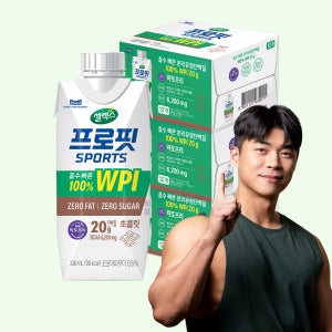 셀렉스 프로핏 Sports WPI 드링크 초콜릿, 330ml, 36개