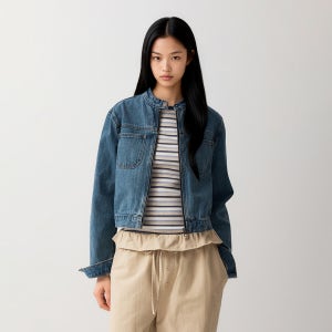 [N배송] 스파오 데님 집업 재킷 SPJEG23G02