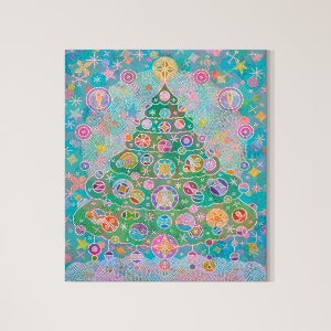 위아트 현대미술 김영진 우주와 나무 40-2 20호 캔버스아트