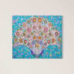 위아트 현대미술 김영진 White Peacock 102-1 20호 캔버스아트