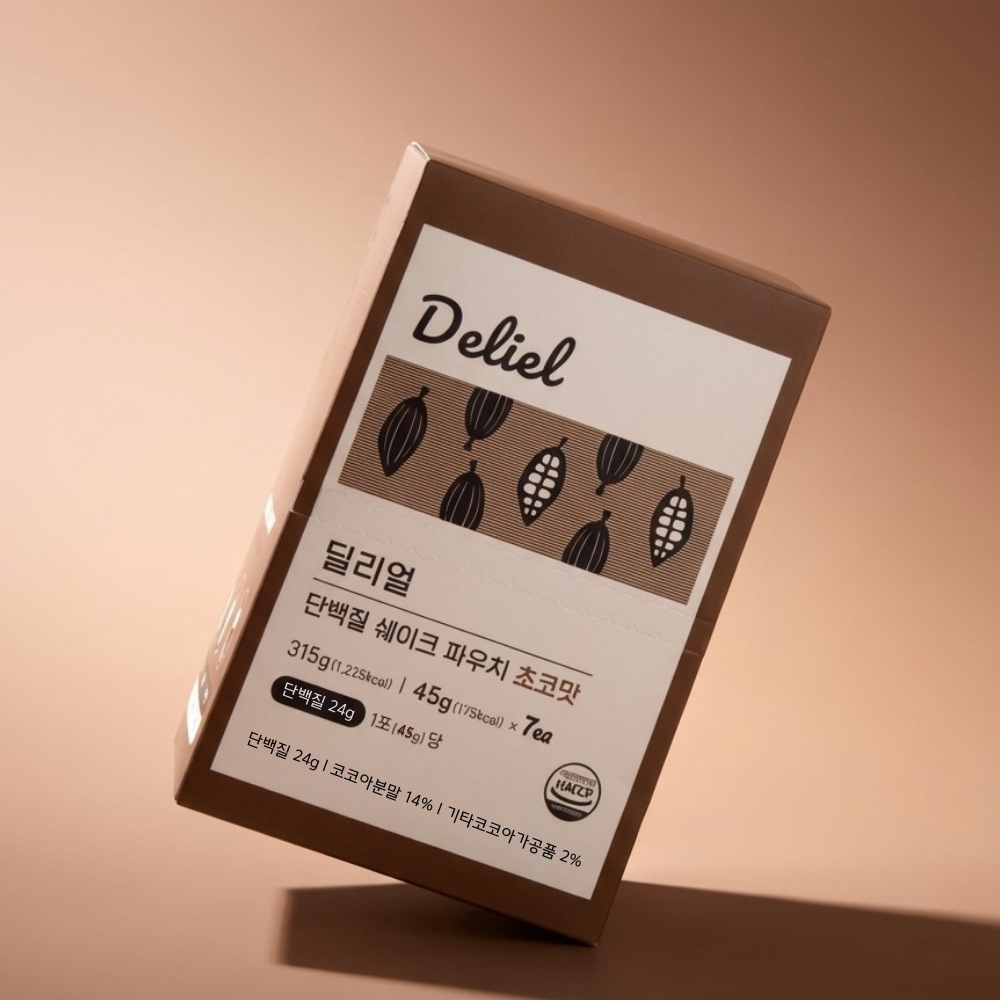 단백질 쉐이크 파우치 곡물맛 제품 이미지