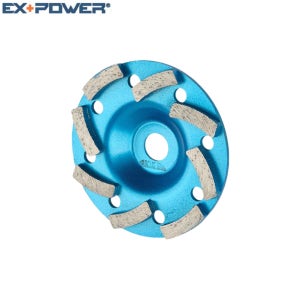 이엑스파워 평컵플러스 KGW-4A 4인치 그라인더날 연마작업 도끼다시 다이아몬드컵