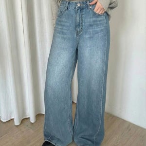 bronze wide denim (1color)