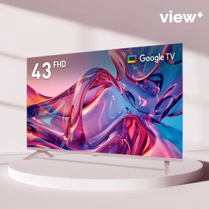 스마트 TV 109cm(43인치) 티비 스탠드형 구글 안드로이드 LED 핑크