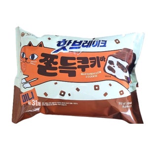 오리온 핫브레이크 쫀득쿠키바 미니 초콜릿 352g 약 31개 1봉