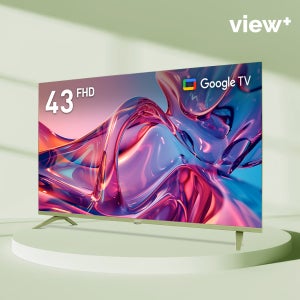 스마트 TV 109cm(43인치) 티비 스탠드형 구글 안드로이드 LED 카키