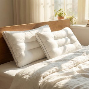 멜로 경추 베개 거북목 일자목 목디스크 경추 지지 통세탁 빨아쓰는 베개솜