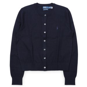 디몬트 폴로랄프로렌 여성 포니 로고 라운드넥 가디건(네이비) 211977954 004