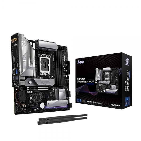 ASRock B860M LiveMixer WiFi 인텍앤컴퍼니 (199,000원) (무료)
