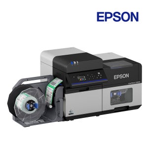 [EPSON] 한국엡손 CW-C8040 컬러라벨프린터 300mm/sec초고속 산업용바코드
