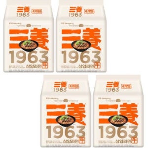 삼양1963 우지라면 오리지널, 131g, 16개