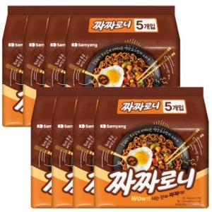 삼양라면 짜짜로니 짜장, 140g, 40개