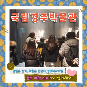 국립경주박물관 도슨트 신라역사설명 체험 (6~10명 소그룹)