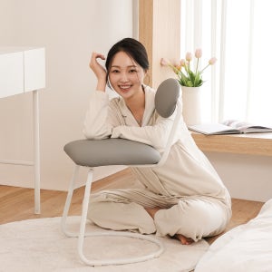 [다니카X수퍼적립] 클로이 화장대 스툴 인테리어 카페 침실 패브릭 의자