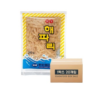 한국해양 염장해파리 200gx20 냉채요리용 20개 한박스