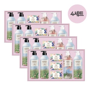 애경 선물세트 다정 3호 x 4세트 설 명절 단체 선물 케라시스 샴푸 린스 바디워시