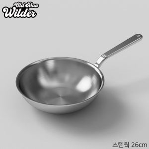 스텐 후라이팬 통5중 316 스테인리스 인덕션 프라이팬 OMW 26cm